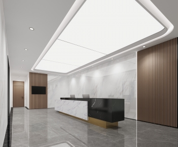 Modern Office Reception Desk-ID:693631232