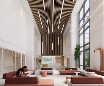 Modern Office Reception Desk-ID:237770081