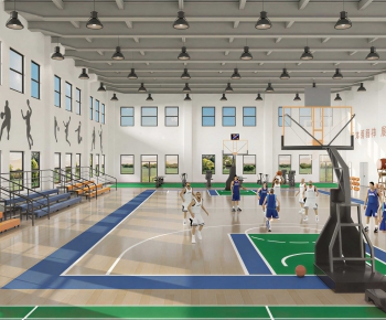 Modern Basketball Arena-ID:597840075
