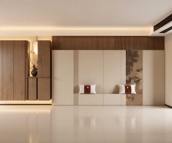 New Chinese Style TV Wall-ID:162627943
