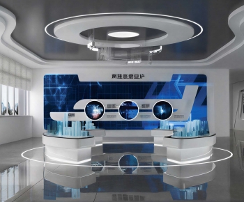Modern Exhibition Hall-ID:398844965