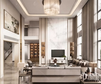 Modern A Living Room-ID:935374022