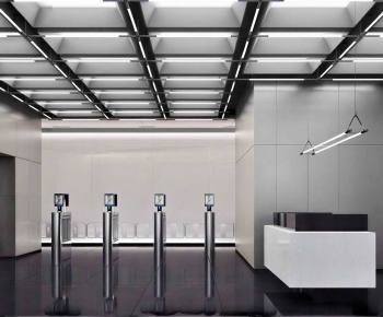 Modern Office Reception Desk-ID:101261165