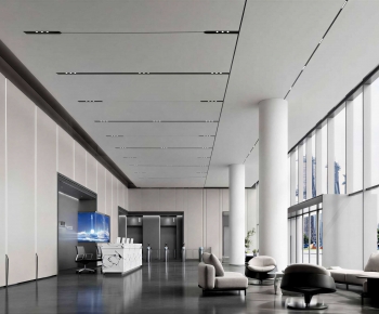Modern Office Reception Desk-ID:796518099