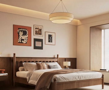 Wabi-sabi Style Bedroom-ID:394180069