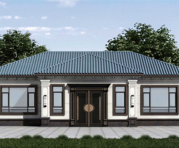 New Chinese Style Detached Villa-ID:595319323