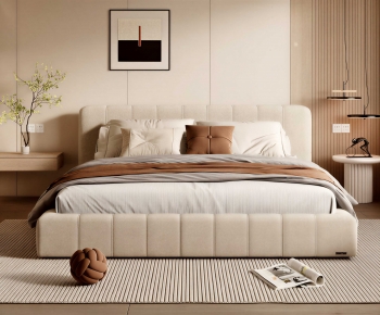 Modern Double Bed-ID:349140283