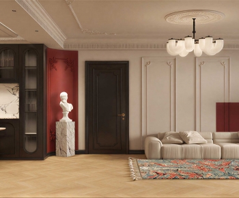 French Style A Living Room-ID:915803917