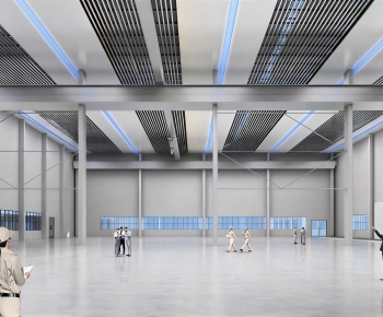 Modern Factory Floor/warehouse-ID:885071995