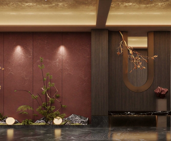 New Chinese Style Lobby Hall-ID:811620956