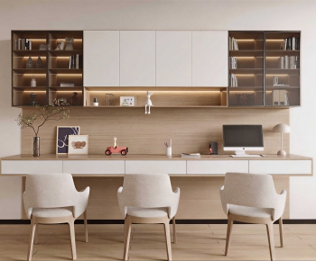 Modern Computer Desk And Chair-ID:978756904