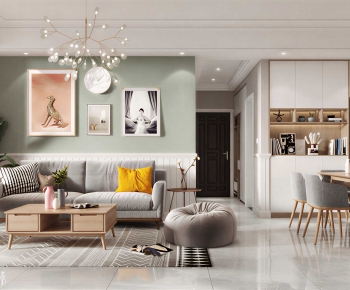 Modern A Living Room-ID:953826908