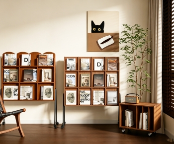 Modern Bookshelf-ID:366574052