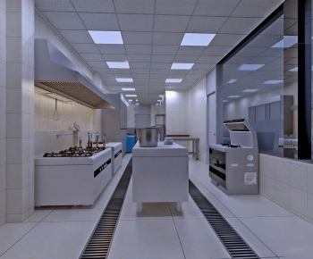 Modern Central Kitchen-ID:775623086