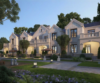 European Style Courtyard/landscape-ID:514215953