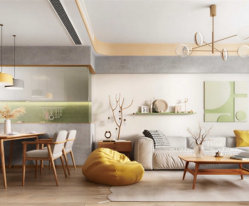 Nordic Style A Living Room-ID:219470984