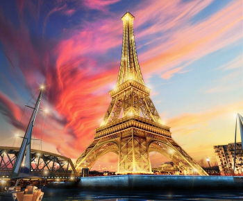 Modern Architecture Of Artistic Style-ID:991669896