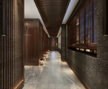 New Chinese Style Corridor-ID:606266983