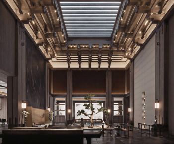 New Chinese Style Lobby Hall-ID:317292937