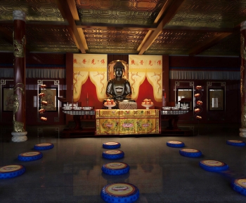 Chinese Style Buddhist Temples-ID:747700938