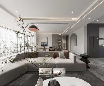 Modern A Living Room-ID:453310071