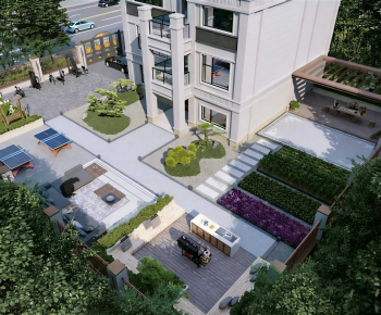 Modern Courtyard/landscape-ID:405927908