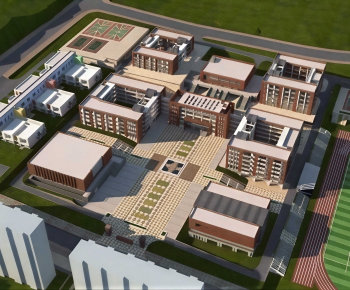 Modern Architectural Bird's-eye View Planning-ID:184603936
