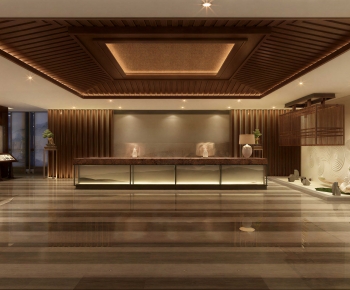 New Chinese Style Lobby Hall-ID:118443012