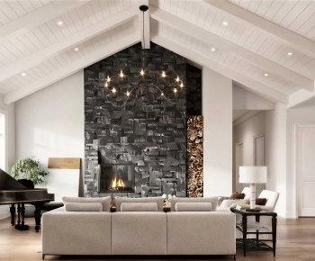 Modern A Living Room-ID:404133083
