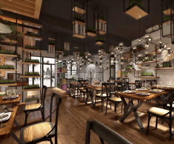 Industrial Style Restaurant-ID:777530911