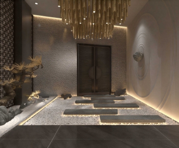 New Chinese Style Hallway-ID:290291072