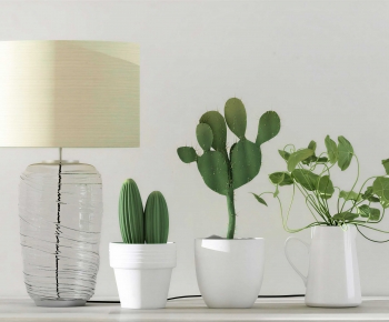 Modern Potted Green Plant-ID:515234957