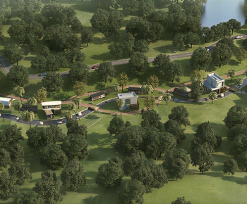 Modern Park Landscape-ID:254180438