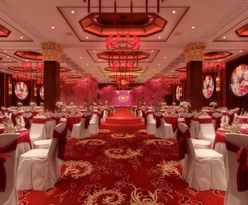 New Chinese Style Banquet Hall-ID:621701967