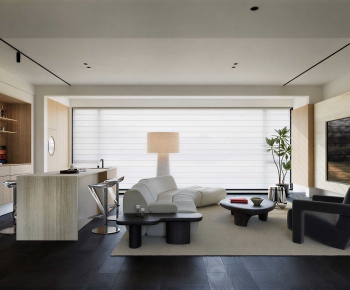 Modern A Living Room-ID:677675969