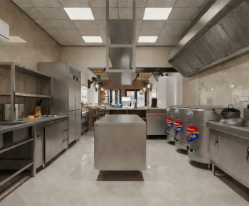 Modern Central Kitchen-ID:143807898