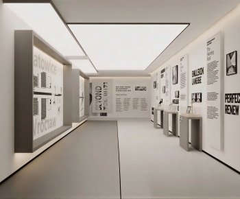 Modern Exhibition Hall-ID:608539106