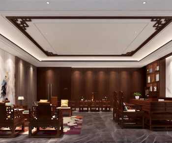 New Chinese Style Manager's Office-ID:425187119