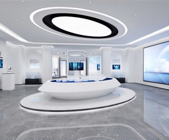 Modern Exhibition Hall-ID:908169036