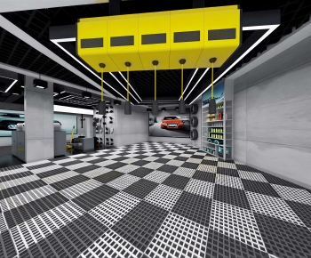 Modern Automobile Repair Shop-ID:715347051