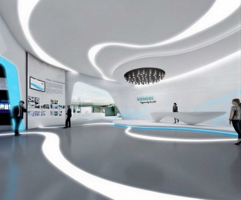 Modern Exhibition Hall-ID:305622102