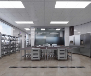 Modern Central Kitchen-ID:611016993