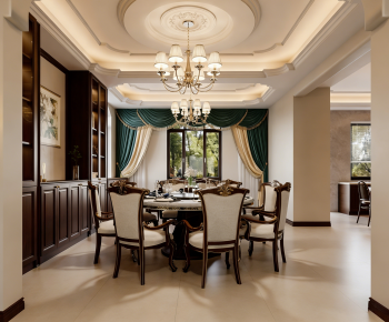 American Style Dining Room-ID:590256937