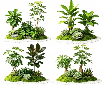 Modern Plant Landscaping-ID:354387043