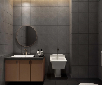 Modern Bathroom Cabinet-ID:372522124