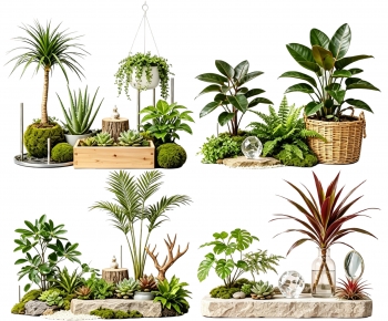 Modern Plant Landscaping-ID:344731093