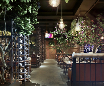 Industrial Style Restaurant-ID:989363915
