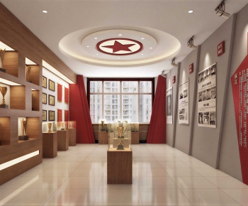 Modern Exhibition Hall-ID:584650996