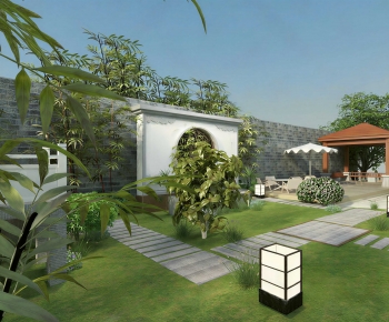 New Chinese Style Courtyard/landscape-ID:544382108