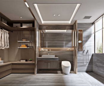 Modern Clothes Storage Area-ID:568259955